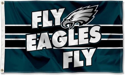 Philadelphia Eagles Fly Eagles Fly Flag in Saudi Arabia
