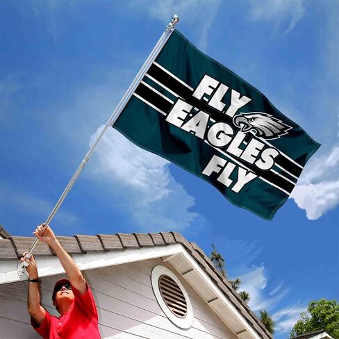 Philadelphia Eagles Fly Eagles Fly Flag in Saudi Arabia
