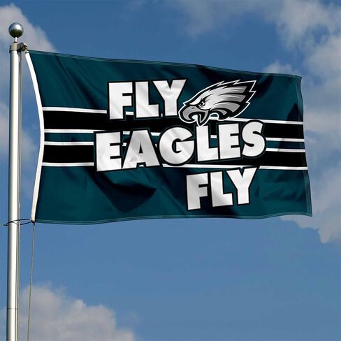Philadelphia Eagles Fly Eagles Fly Flag in Saudi Arabia