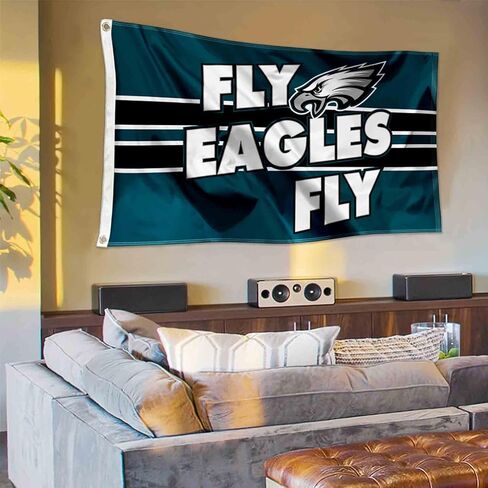 Philadelphia Eagles Fly Eagles Fly Flag in Saudi Arabia