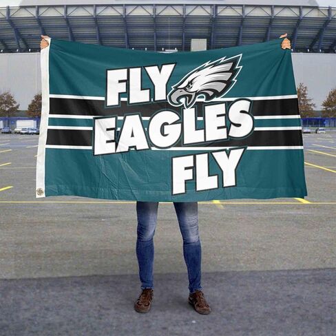 Philadelphia Eagles Fly Eagles Fly Flag in Saudi Arabia