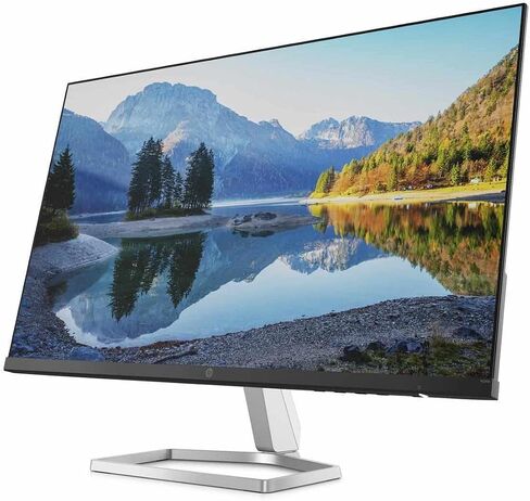 HP M24fe FHD Monitor 23.8-inch IPS AMD FreeSync 5ms GtG Response Time Eyesafe Certified On-screen Controls Low Blue Light Mode Anti-Glare, Black (Renewed) in Saudi Arabia
