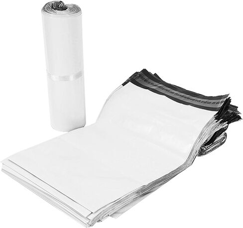 Small Poly Mailers Envelopes 6 x 10 100pcs Self-Sealing Shipping Bags Mailing Bags Waterproof and Tear-Proof Shipping Bags White with 2.5 Mil for Accessory Photo Jewelry Makeup Small Business​ in Saudi Arabia