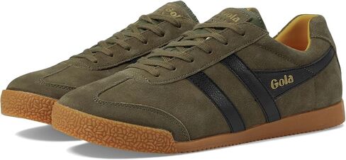 Gola Men's Harrier Sneaker, Khaki/Black/Sun, 13 in Saudi Arabia