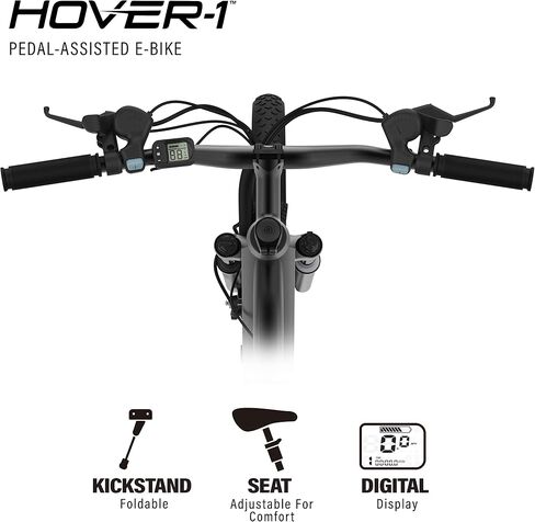 Hover-1 Instinct Electric Bike with 350W Motor, 15 mph Max Speed, 26" Tires, and 40 Miles of Range E-Bike in Saudi Arabia
