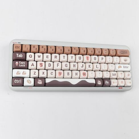 Pink PBT Keycaps MOA Profile Cute Keycap Set 139 Keys Milk Candy Rabbit DYE-SYB Keycap for Mx Cherry Mechanical Keyboard 61/64/84/87/104/108 Layout in Saudi Arabia