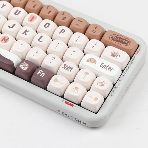 Pink PBT Keycaps MOA Profile Cute Keycap Set 139 Keys Milk Candy Rabbit DYE-SYB Keycap for Mx Cherry Mechanical Keyboard 61/64/84/87/104/108 Layout in Saudi Arabia