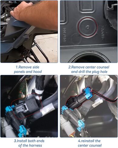 2883824 Snowmobile RCA Power Plug Fit for All Polaris 650 850 Engines Replace 2414662 with Cover in Saudi Arabia