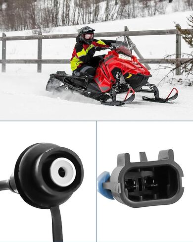 2883824 Snowmobile RCA Power Plug Fit for All Polaris 650 850 Engines Replace 2414662 with Cover in Saudi Arabia