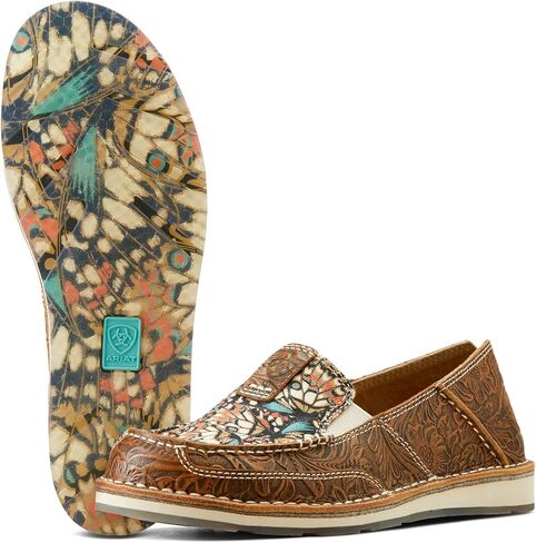 Ariat Women's Cruiser, Mariposa/Brown Floral Emboss, 10 in Kuwait