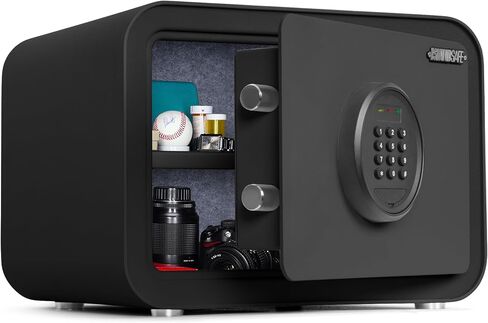 Home Safe Box, Digital Small Personal Safes, caja fuerte, Security Money Closet Electronic Lock Box with Keypad for Pistol Cash Jewelry, Document, Hotel, Dorm, Office (1.0cuft Green) in Saudi Arabia