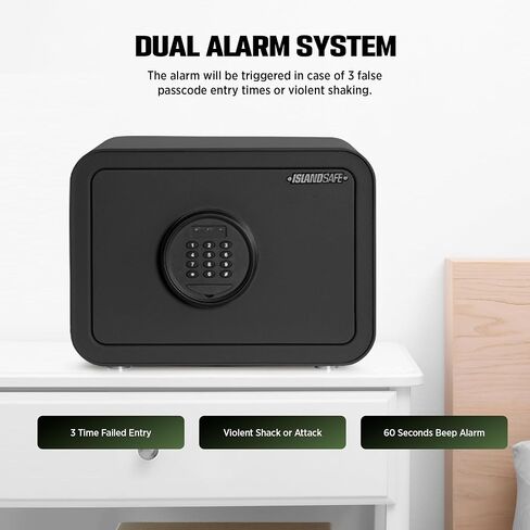 Home Safe Box, Digital Small Personal Safes, caja fuerte, Security Money Closet Electronic Lock Box with Keypad for Pistol Cash Jewelry, Document, Hotel, Dorm, Office (1.0cuft Green) in Saudi Arabia