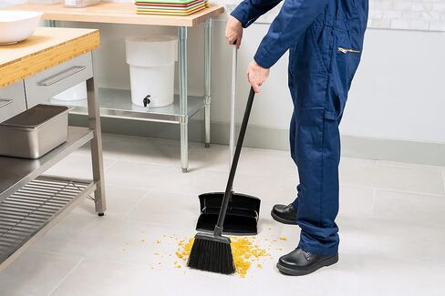 منتجات Carlisle FoodService CFS Duo-Sweep مكنسة الردهة البلاستيكية الكبيرة ذات الحطام بمقبض، 36 بوصة، طبيعية in Saudi Arabia