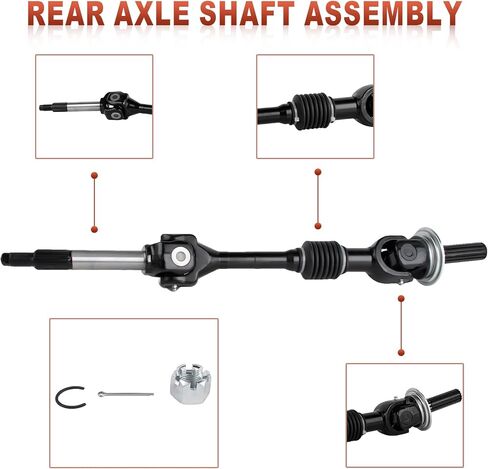 استبدال مجموعة عمود المحور الخلفي الكامل 39158-1119 متوافق مع Kawasaki Mule 2500 2510 3000 3010 3020 4000 4010 in Kuwait