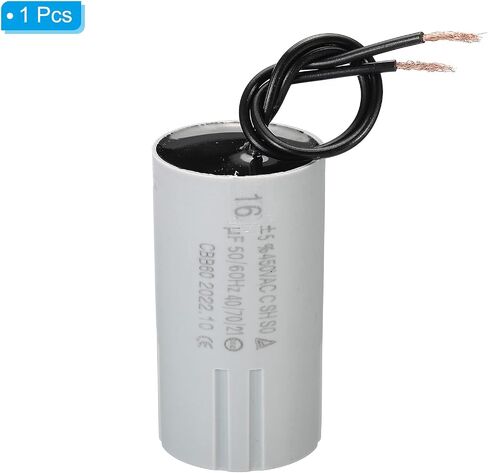 PATIKIL CBB60 30uF Running Capacitor, AC 450V 2 Wires 50/60Hz Cylinder 70x42mm for Water Pumps, Washing Machines Motor Start in Saudi Arabia