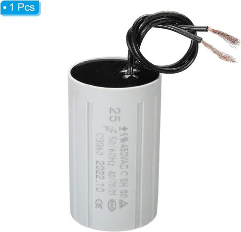 PATIKIL CBB60 30uF Running Capacitor, AC 450V 2 Wires 50/60Hz Cylinder 70x42mm for Water Pumps, Washing Machines Motor Start in Saudi Arabia
