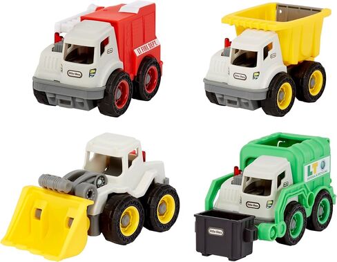 Little Tikes Dirt Diggers Mini Fire Truck Indoor Outdoor Multicolor Toy Car and Toy Vehicles for On The Go Play for Kids 2+ in Saudi Arabia