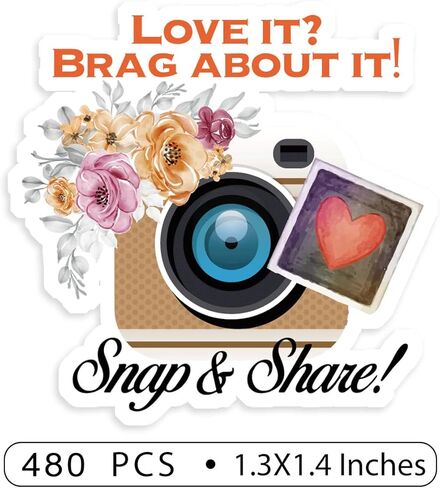 240 Happy Mail Rainbow Small Business Theme Stickers, Thank You, Packaging Envelop Seals in Kuwait