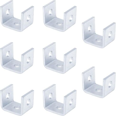 8 قطع 3 فتحات، تركيب على شكل "U"، لقناة تبختر 1-5/8 بوصة، قبول مسمار 1/2 بوصة، دعامة دعامة C، سمك 4.7 مم in Kuwait