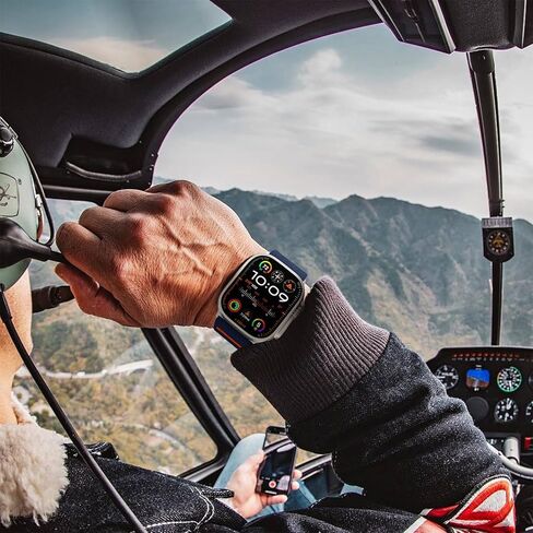 EOMTAM Stretchy Nylon Sport Band Compatible for Apple Watch Band 42mm 44mm 45mm 49mm Men,Wristbands for iWatch Series 9 Ultra 2/1 8 SE 7 6 5 4 3 in Kuwait