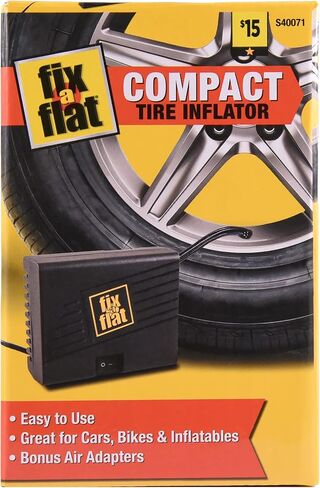 Fix-a-Flat S40071 Tire Inflator, Compact, 12v, easy to use in Saudi Arabia