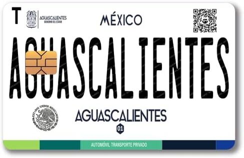 Mexico Placas - Mexican License Plate - Credit Card Skin Vinyl Sticker (2 Piece) (Jalisco) in Saudi Arabia