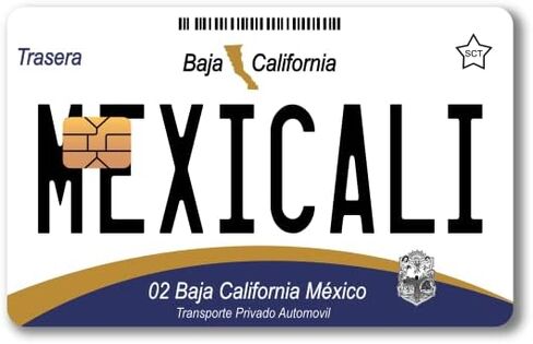 Mexico Placas - Mexican License Plate - Credit Card Skin Vinyl Sticker (2 Piece) (Jalisco) in Saudi Arabia