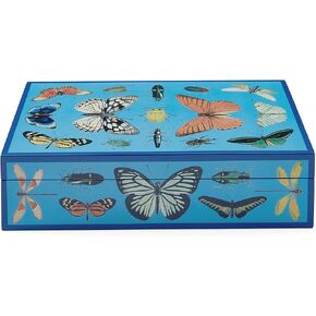 Jonathan Adler Large Botanist Lacquer Box, Purple