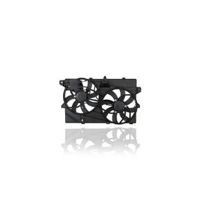 Dual Radiator and Condenser Fan Assembly - Pacific Best Inc. Compatible/Replacement for '07-14 Ford Edge Lincoln MKX 3.5/3.7 Liter with Tow Package - 9T4Z8C607A