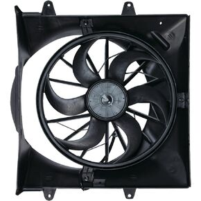TYC 621130 Cooling Fan Assembly Compatible with 2004-2004 Jeep Grand Cherokee , Black