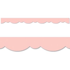 CTP Blush Stylish Scallops Bulletin Board EZ Border (Creative Educational Press 10527)