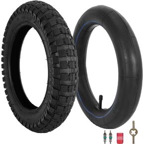 12.5x2.75 Tire Tube,SOGIME 12 1/2x2.75 Knobby Tires and Inner Tubes for MX350 MX400 Dirt Bike Electric Scooter Bike Tricycle