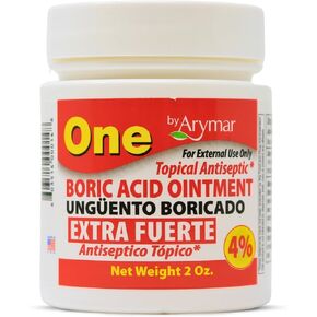 Boric Ointment - Topical Antiseptic Cream, 2 oz