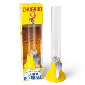 Chug Bud 2.0, Pocket-Sized Party Favor, Perfect for Golf Bags and On The Go, Fits Any Type of Can, No Leaks or Spills (White)