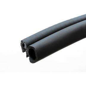 Trim Door Rubber Seal Large Bulb 0.70" Bulb Diameter X 0.039"-0.23" Grip Range X 0.55" U Height (25 Feet)