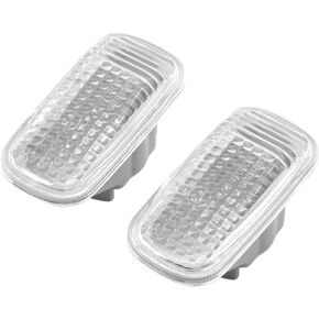 1 Pair Side Marker Light Cover Clear Lens Compatible For Honda Civic 2001-2005 Accord 2003-2007 FIT 2002-2016 CR-V 2001-2006 Odyssey 2001-2005 Acura 2002-2006 Turn Signal Blinker Lamp Cover