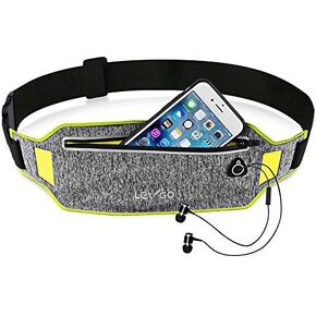 iPhone 12 Running Belt iPhone 8 Plus Waistband Sweatproof Running Pouch Belt for iPhone Xs/Max/XR/iPhone 7 Running Fanny Packs for Women & Men, Reflective Waist Pack Belt