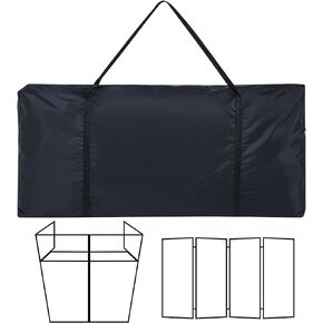 DJ Booth Carrying Bag DJ Facade Panel Carry Bag Black DJ Bag Facade Bag Reinforced Replacement, 46.5 x 22 x 4.7'' in Kuwait
