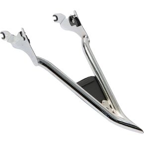 labwork Silver 22inch Detachable Rear Sissy Bar Passenger Backrest Replacement for Touring Road King 2009-2021