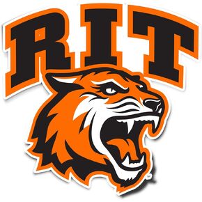 Desert Cactus Rochester Institute of Technology RIT Tigers Vinyl Decal Laptop Water Bottle Car Scrapbook Sticker (IND 00070A)
