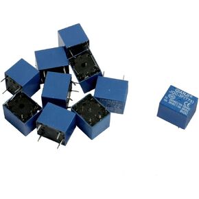 uxcell 10 Pcs DC 9V Coil 10A SPST 5 Pin Electromagnetic Relays PCB Type JQC-3F