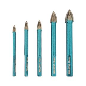 Wood Plastic Masonry Drill Bits - MINLAYCUT 10pcs 1/4Inch (6mm) Carbide Drill Bits Tip Quick Change Hex Shank for Wood,Plastic,Masonry,Ceramic Tile,Concrete,Marble