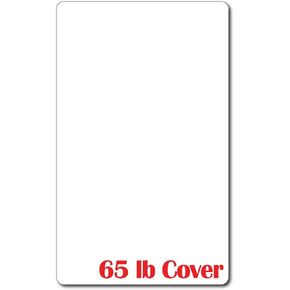 Cardstock with Rounded Corners - Bright White Cardstock - Legal Size (8 1/2 X 14 Inches) - 65lb Cover - Perfect for Documents, Programs, Menus, and More! (250 Sheets)
