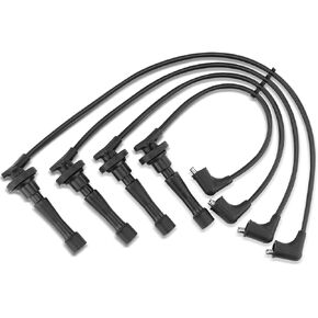A-Premium Ignition Spark Plug Wires Set of 4 Compatible with Honda CR-V CRV 1997-2001 & Acura Integra 1990-2001, 1.8L 2.0L