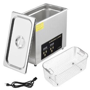 Ultrasonic Cleaner, 600W 30L Ultrasonic Jewelry Cleaner Machine with Digital Timer Heater and 304 Stainless Steel for Dentures Glass Industrial Parts Carburetor Circuit Board