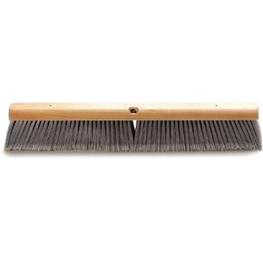 SPARTA 4501424 Flo-Pac Flagged Fine Floor Sweep, Polypropylene Bristles, 24" Block Size, 3" Bristle Trim, Orange