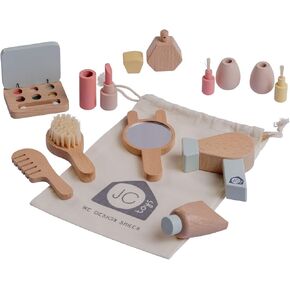 JC Toys Parfait Collection | Real Wood 10 Piece Baby's First Care Set | for Dolls and Stuffed Animals Ages 3+ | Twiggly Toys in Saudi Arabia