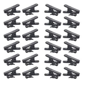 حزمة من 24 مشبك ملابس لسماعات الرأس، مشبك كابل سماعة الرأس، سلك دائري برعم الأذن، سلك تثبيت سماعة الرأس، مشابك ملابس لتثبيت سلك سماعة الأذن/الميكروفون in Kuwait