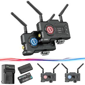 Hollyland Mars 400S Pro II جهاز إرسال واستقبال فيديو HDMI SDI لاسلكي، نطاق استجابة 0.07 ثانية بطول 450 قدم، مراقبة 4APP، نظام نقل 1080 بكسل 12 ميجا بت في الثانية 5 جيجا [حزمة بطارية وحزمة شاحن تيار متردد] in Kuwait