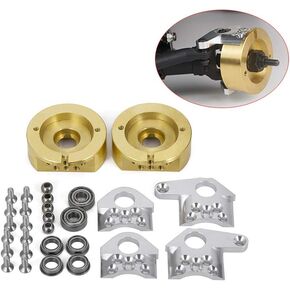 1 Pair Brass Steering Knuckles Weight for 1/10 Scale RC Wraith Axial 90018 Crawler Car
